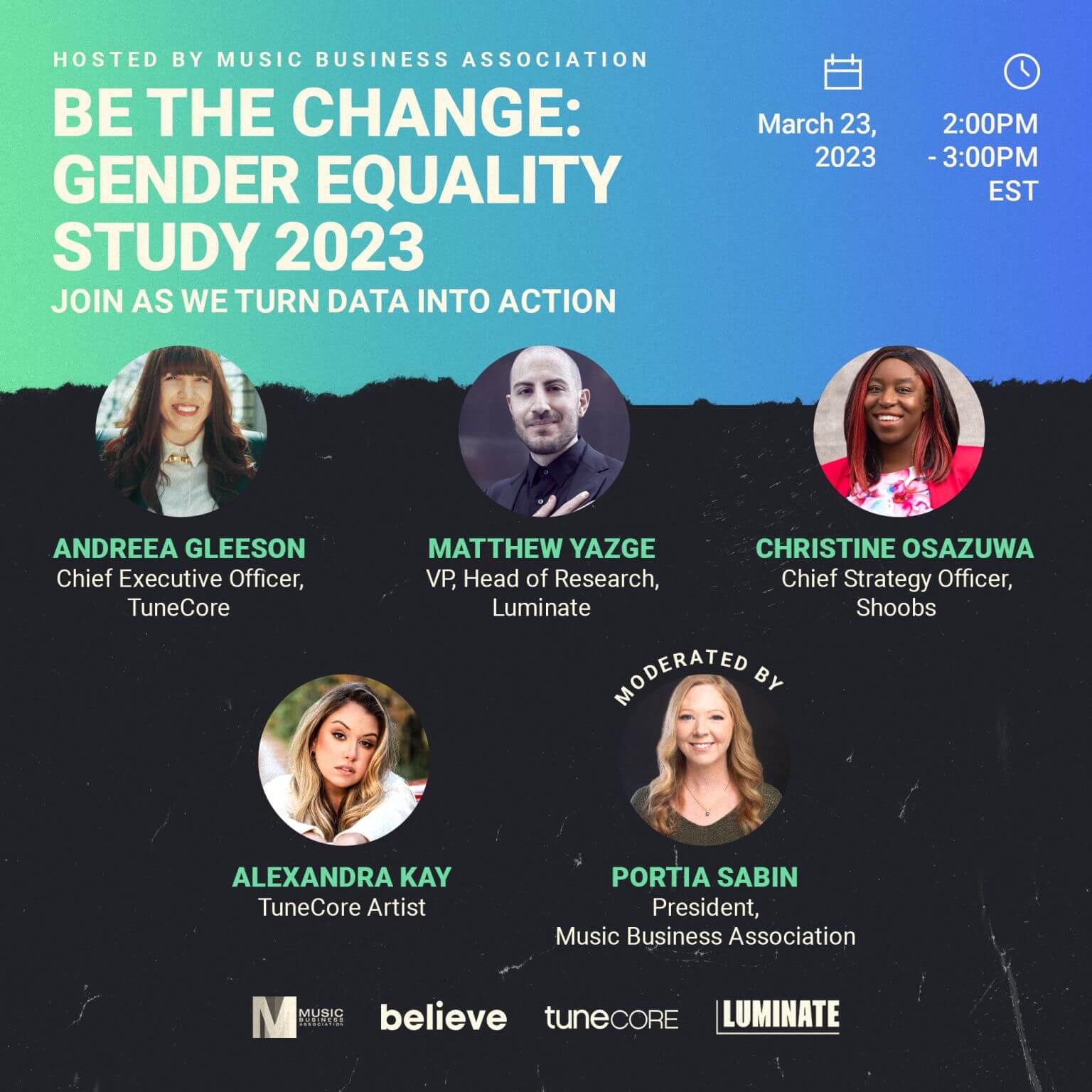 Be The Change: Gender Equality Study (Panelist)